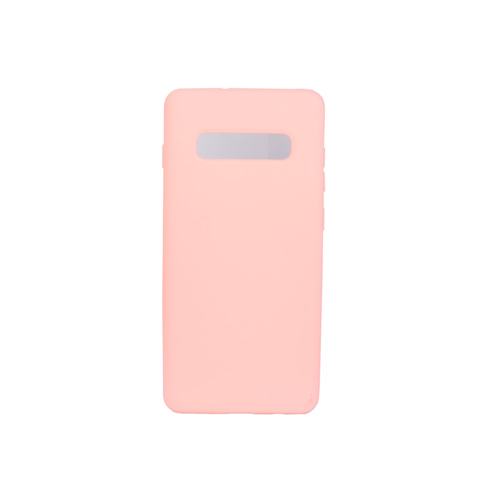 Protectores para celular  para Samsung  S10 Plus Funda de silicona con felpa Rosa